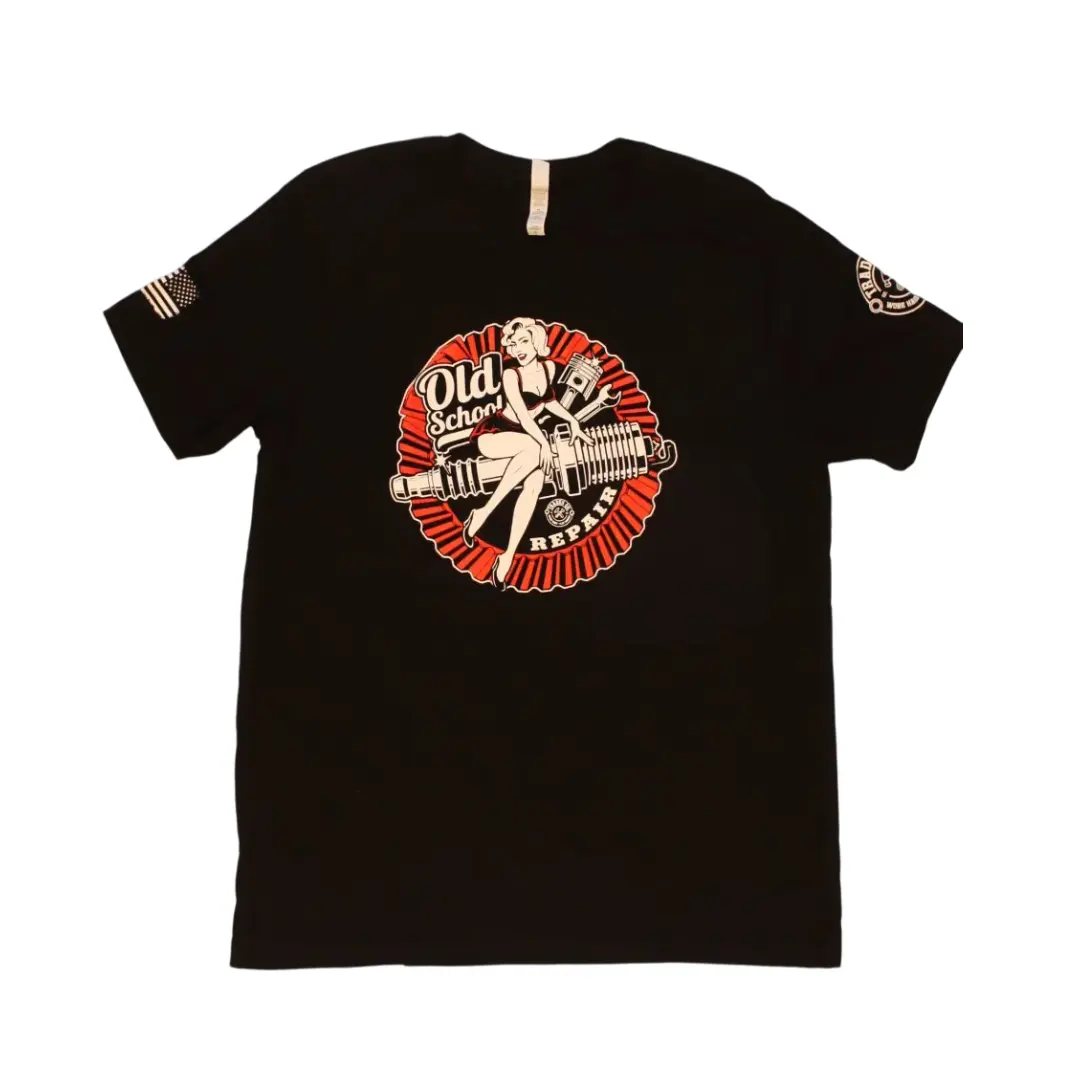 Old School Pin Up Girl Tee