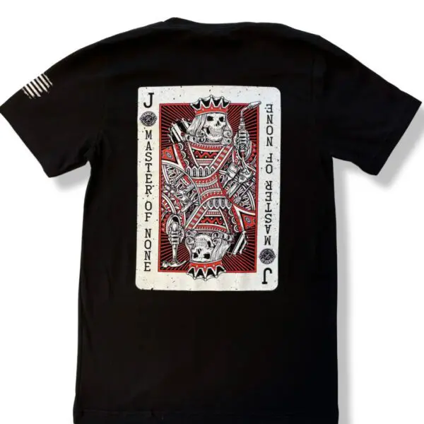 Jack of All Trades, Master of None Playing Card Tee
